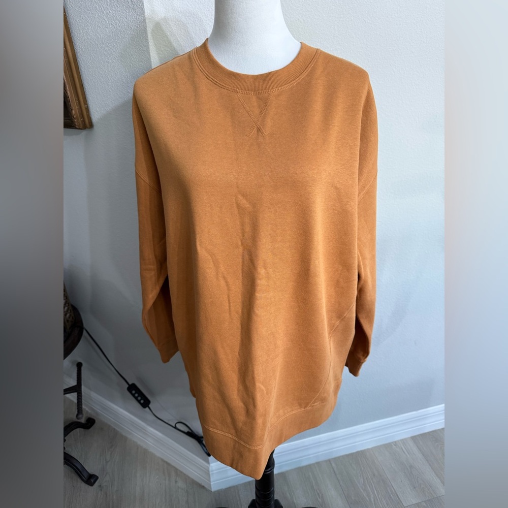 TU -Casual Orange Sweatshirt